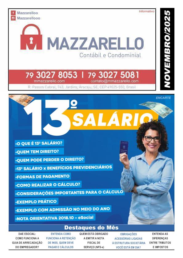 INFORMATIVO DE NOVEMBRO 2025