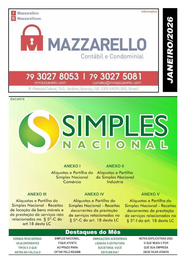 INFORMATIVO DE JANEIRO 2026