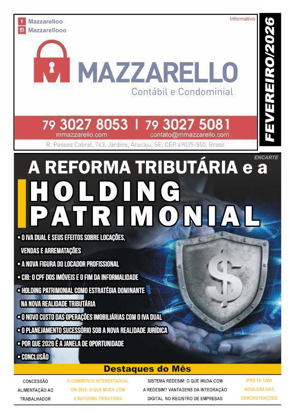 INFORMATIVO DE FEVEREIRO 2026